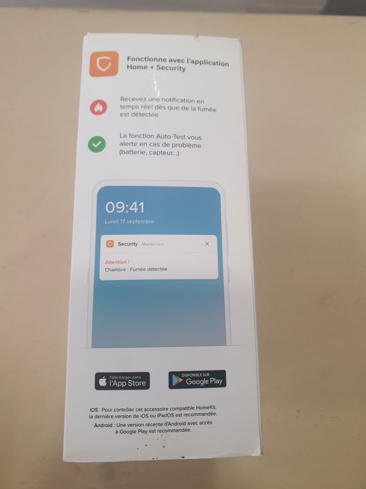 Detetore de fumo inteligente NSD01 -NETATMO