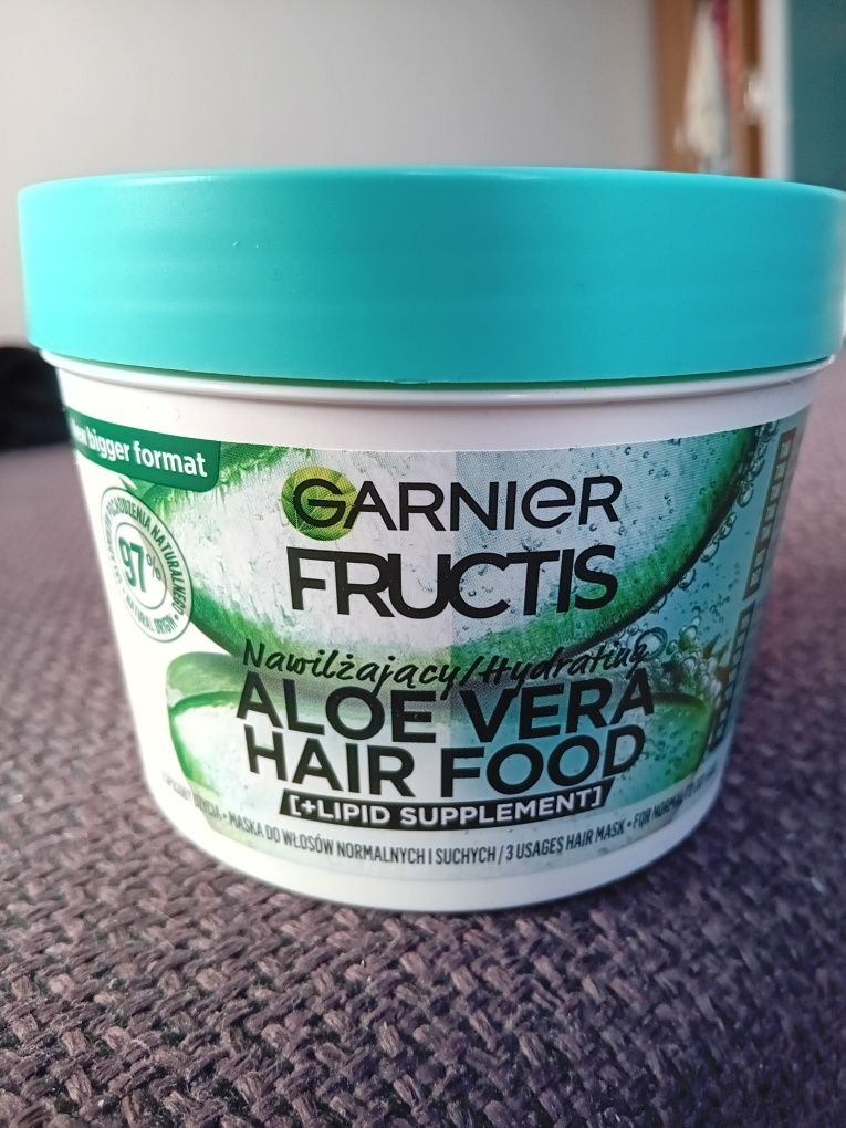 Nowa, nie otwierana maska do włosów Garnier fructis aloe 400 ml