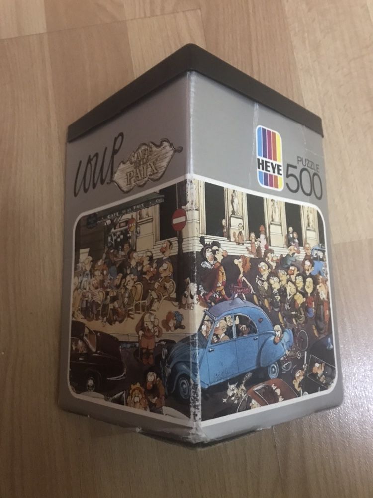 Puzzle Heye Cafe de la Paix de 1986 + Puzzle 500 pecas