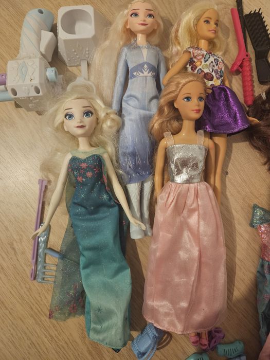 Zestaw lalek barbie + akcesoria