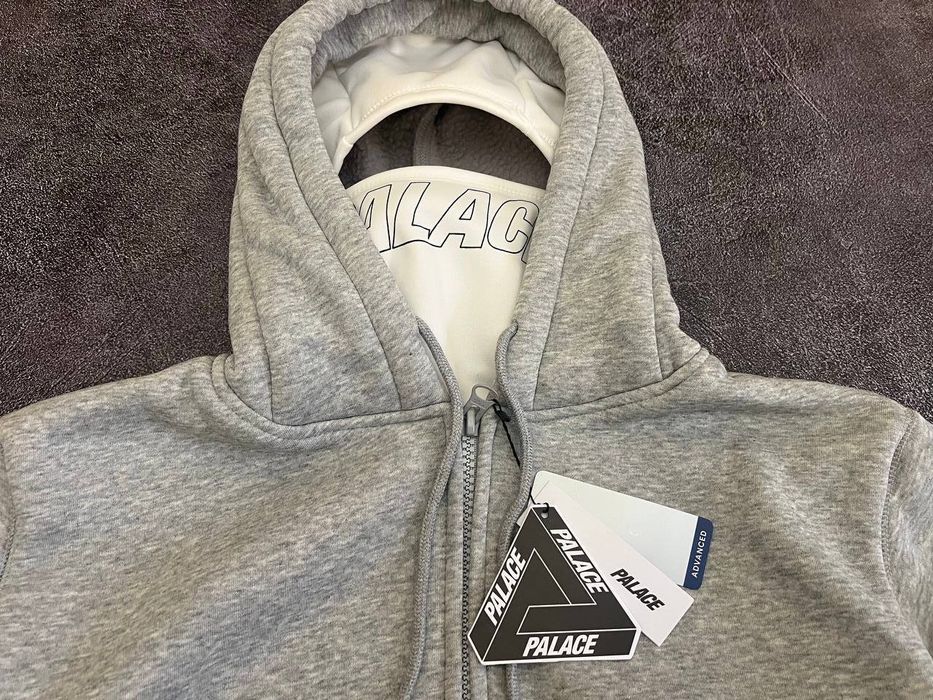 Худі Palace Balaclava Shearing Thermal Hoodie Grey
