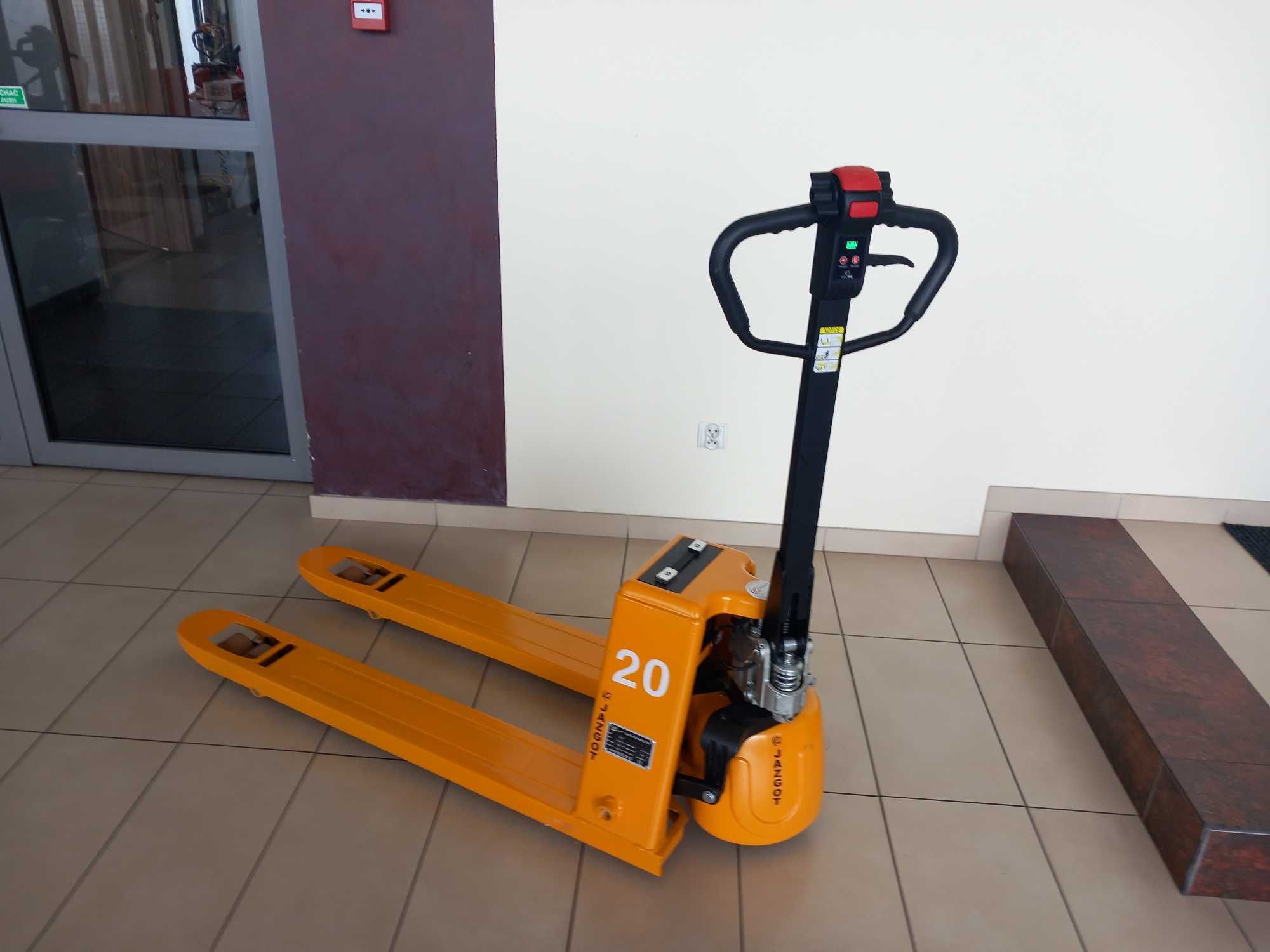 Wózek Paletowy Elektryczny 2000kg Widły L-1150 /Zwalniacz Hamulca 2024