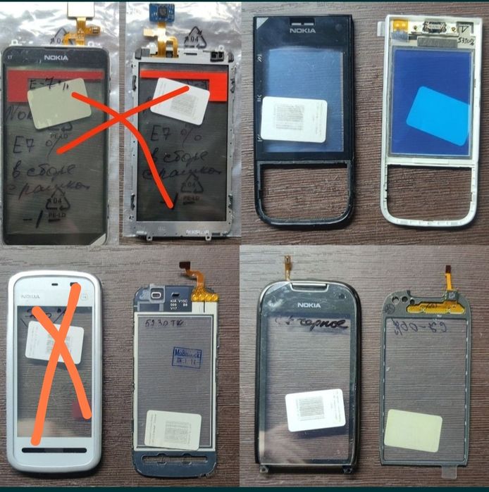 Nokia дисплеи, тачскрины для телефонов до 2014 года выпуска. Описание