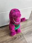 Pluszowy fioletowy dinozaur Barney pluszak maskotka  Golden Bear Co.