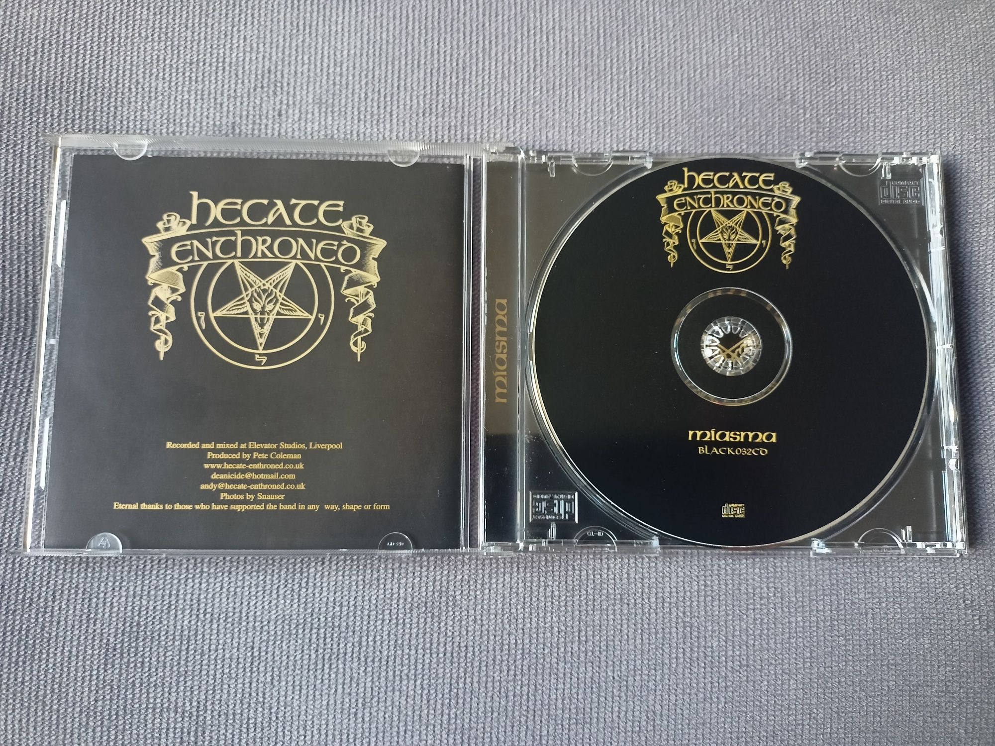 Hecate Enthroned - Miasma/płyta CD/Cradle Of Filth/Emperor/black metal