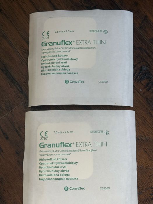 Granuflex extra thin opatrunki hydrokoloidowe