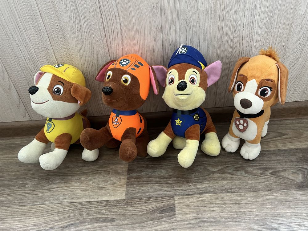 Мякі іграшки фірмові щенячий патруль paw patrol