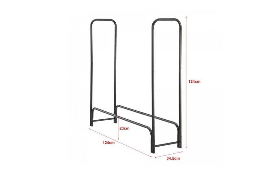 STOJAK Na Drewno Opałowe Do Kominka SOLIDNY Metalowy Najniższa CENA