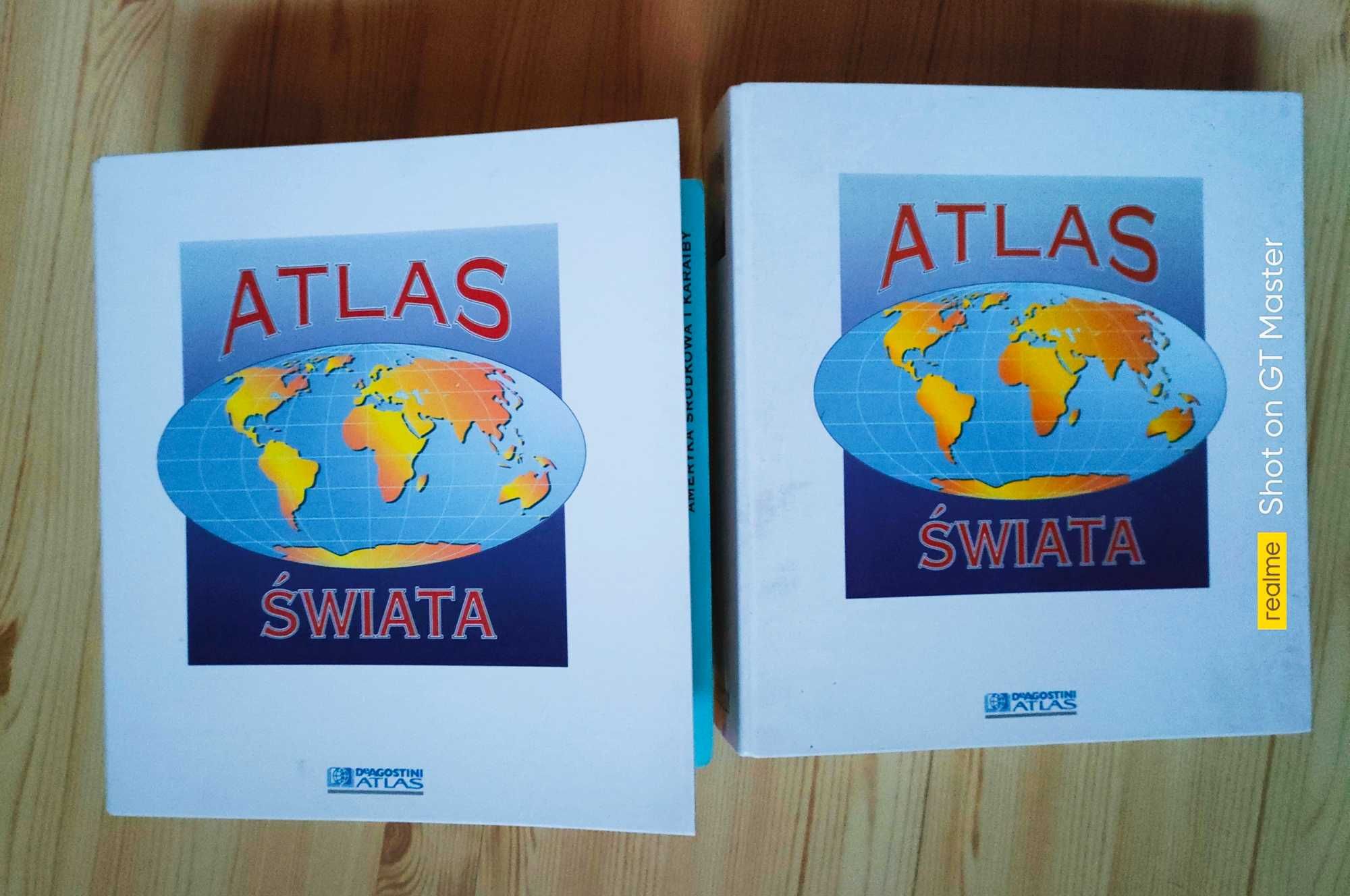 Atlas Świata - dwa segregatory
