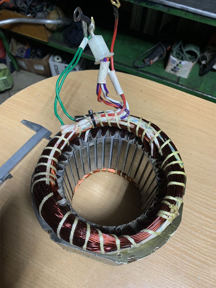 Статорна обмотка для бензогенератора 2,5-3 кВ (мідна)