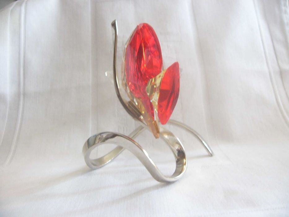 Estatueta de peixe em cristal swarovski