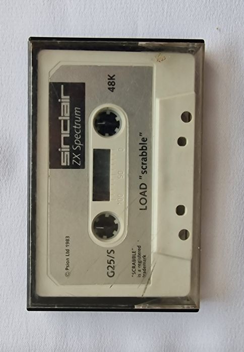 Oryginalna, sprawna gra Scrabble dla ZX Spectrum (testowana)