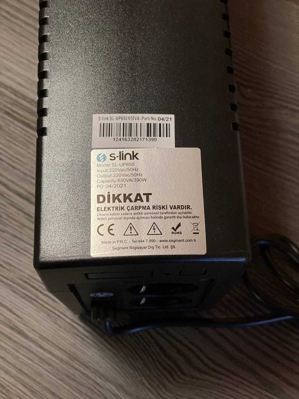 Источник бесперебойного питания S-link sl-up 650W sl-up Бесперебойник