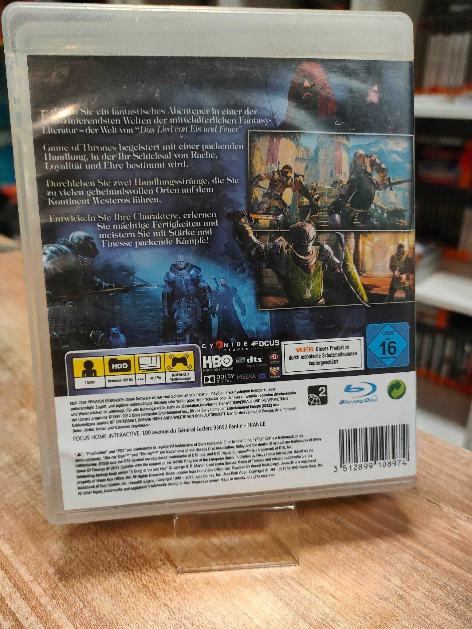 GAME OF THRONES PS3 Sklep/Wysyłka/Wymiana