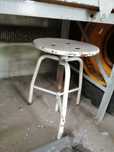 taboret lekarski, obrotowy, vintage PRL