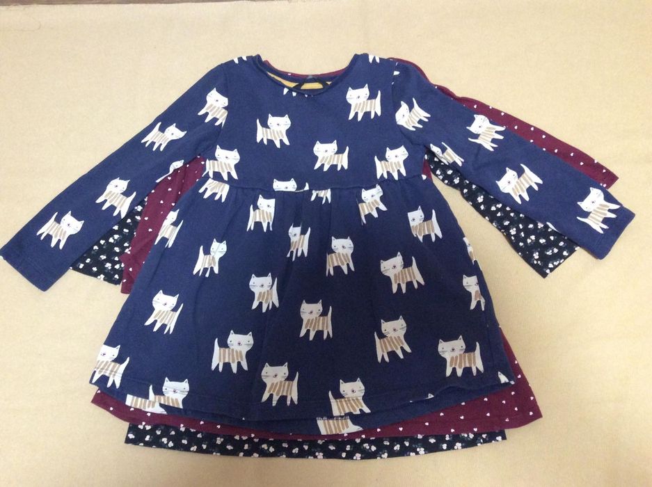 Платья с длинным рукавом, H&M, George, p. 110-116, (4-6 лет)
