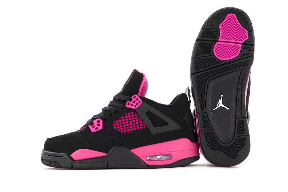 Женские кроссовки Nike Jordan 4 "Retro Neon Pink" Premium. 36-40