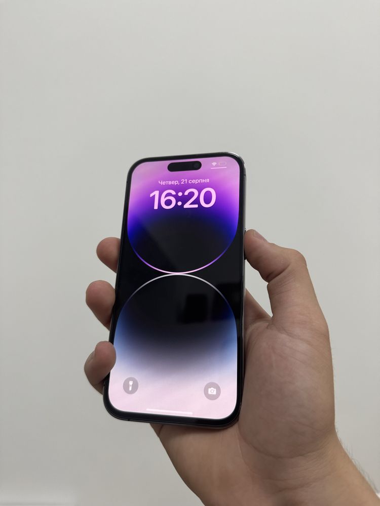 Вживаний Apple iPhone 14 Pro 256gb. ( Deep Purple)