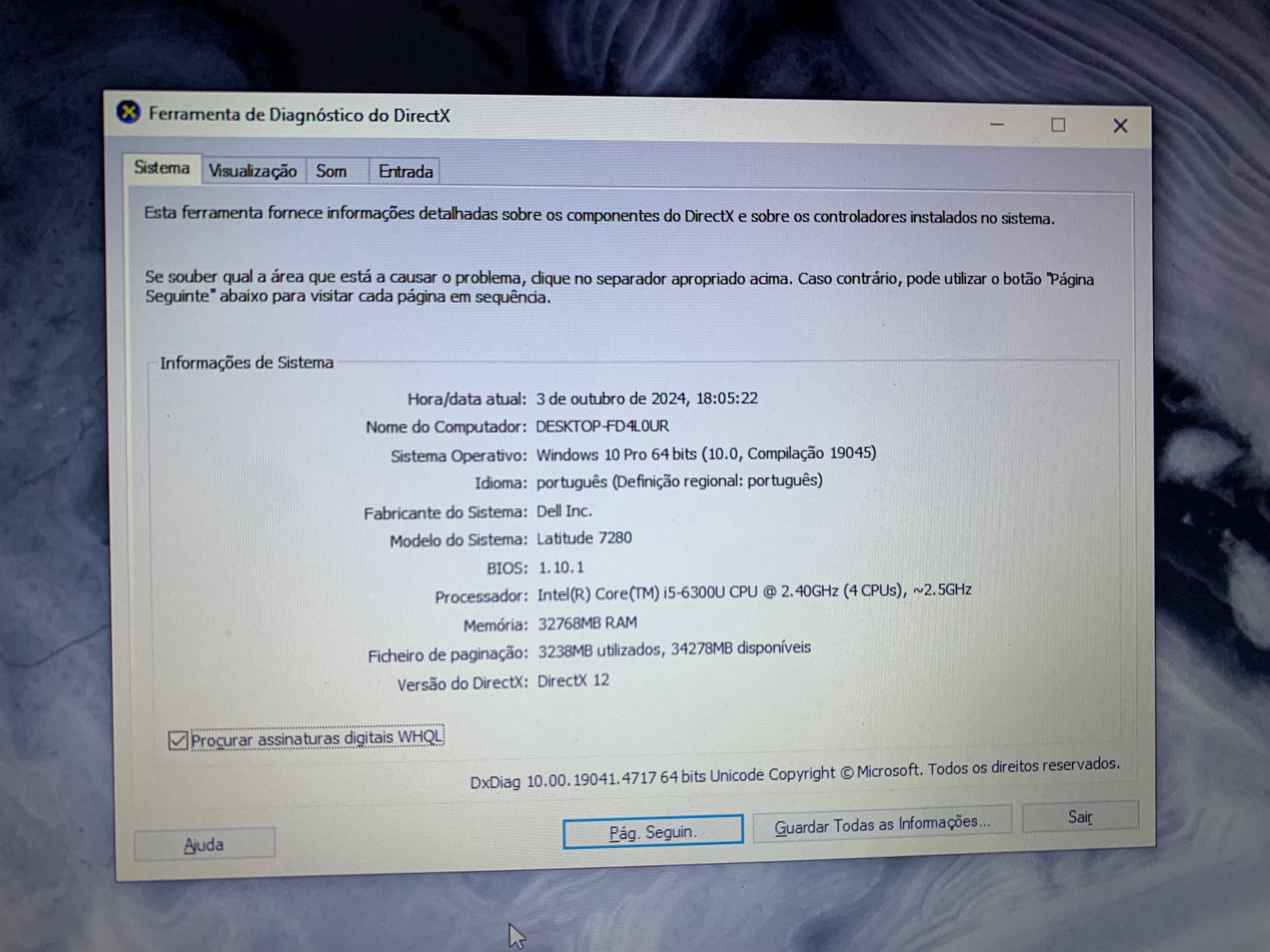 Notebook Dell Latitude I5 6 -Geração 12.5” HD