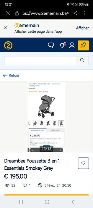Wózek dziecięcy, spacerówka