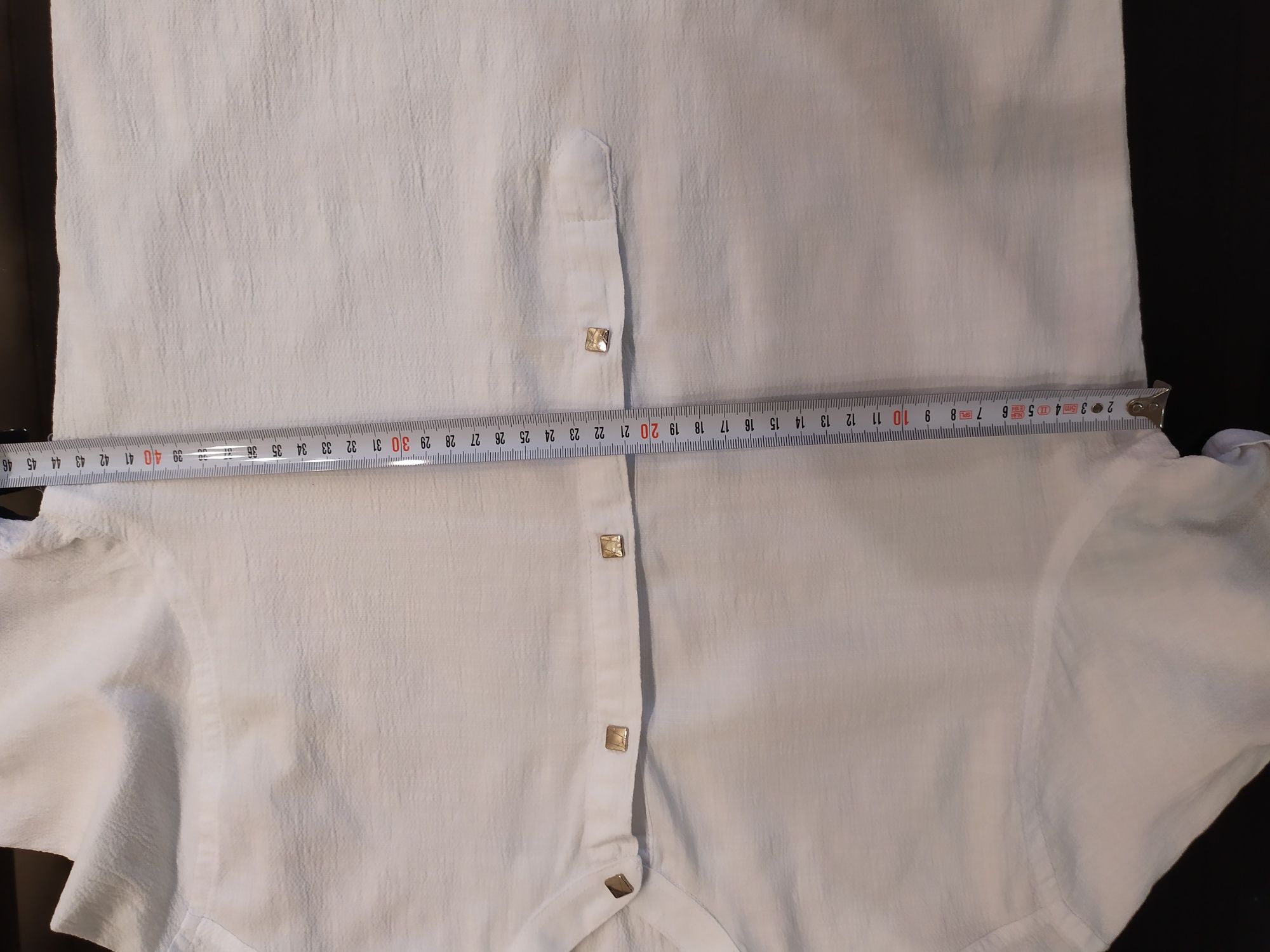 Летняя белая рубашка размер М