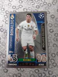 Karta limited edition match attax 2015 Topps 2016 Ronaldo silver