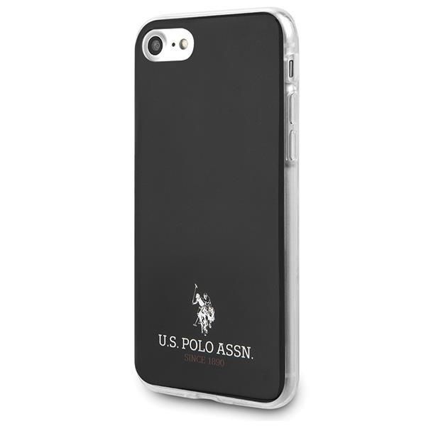 Etui U.S. Polo Assn. Shiny do iPhone 7/8/SE 2020/SE 2022 - Czarne