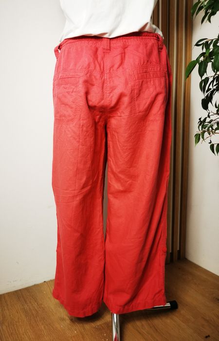 Spodnie lniane, bawełniane, szerokie, cherokee, rozmiar 18, 46, XXXL
