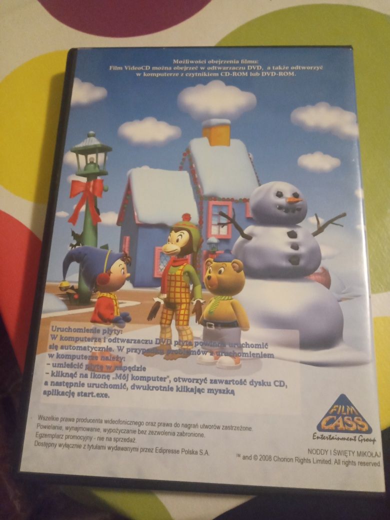 Płyta bajka noddy i święty Mikołaj