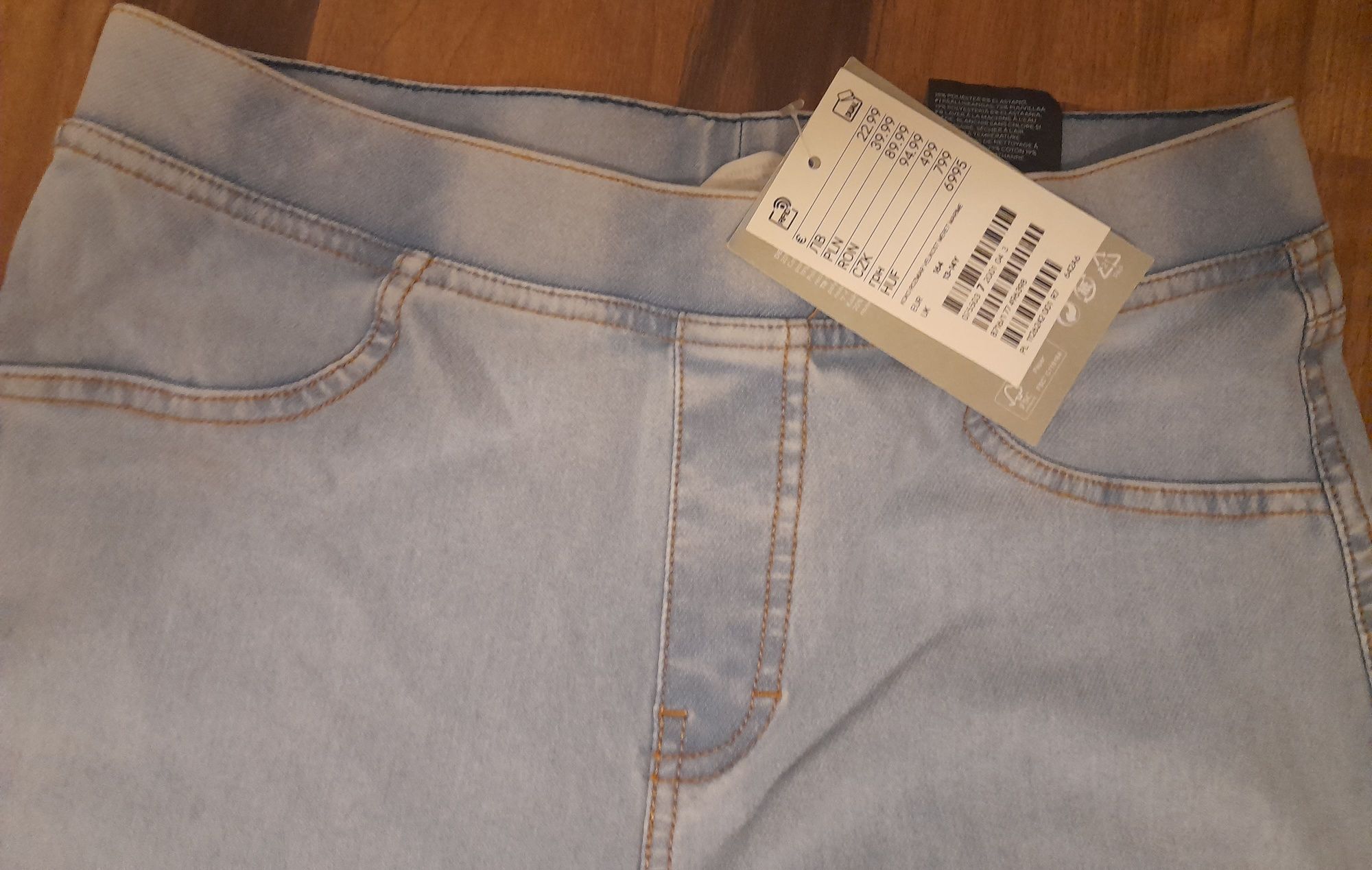 H&M spodnie dziewczęce z szeroką nogawka rozmiar 164cm