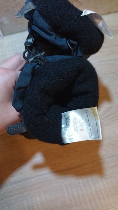 Śliczne rękawiczki zimowe wełniane, Wełna Wool Reflex 128/140