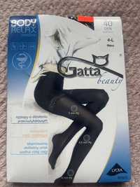 GATTA Rajstopy damskie BODY RELAX Medica 40den, ROZMIAR 4, CZARNE