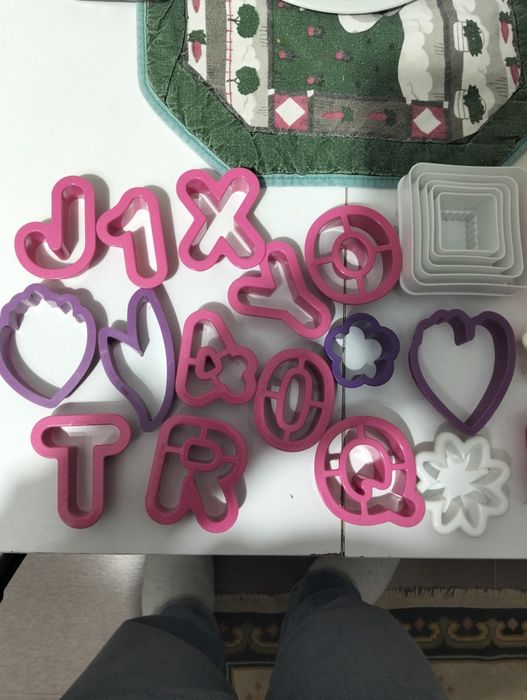 Formas de pastelaria variadas