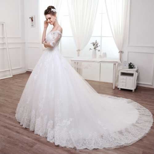 Vestido de Noiva corte A ***Rossy Noivas***