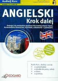 Angielski Krok dalej Książka + 3 x Audio CD nowy