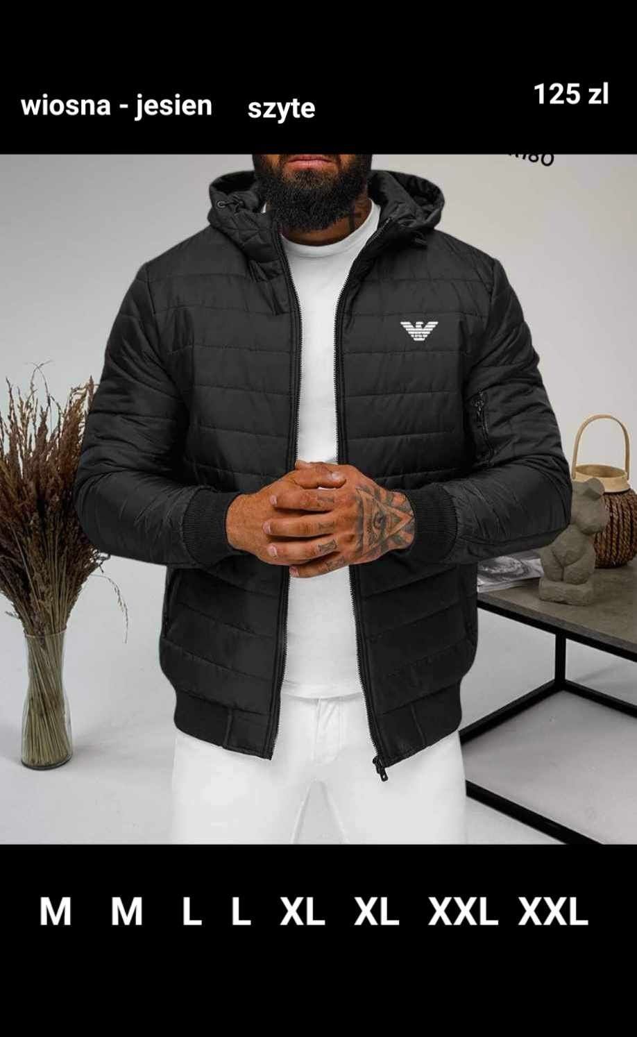 Nowa kurtka Męska Szyte Logo M L XL XXL różne modele.