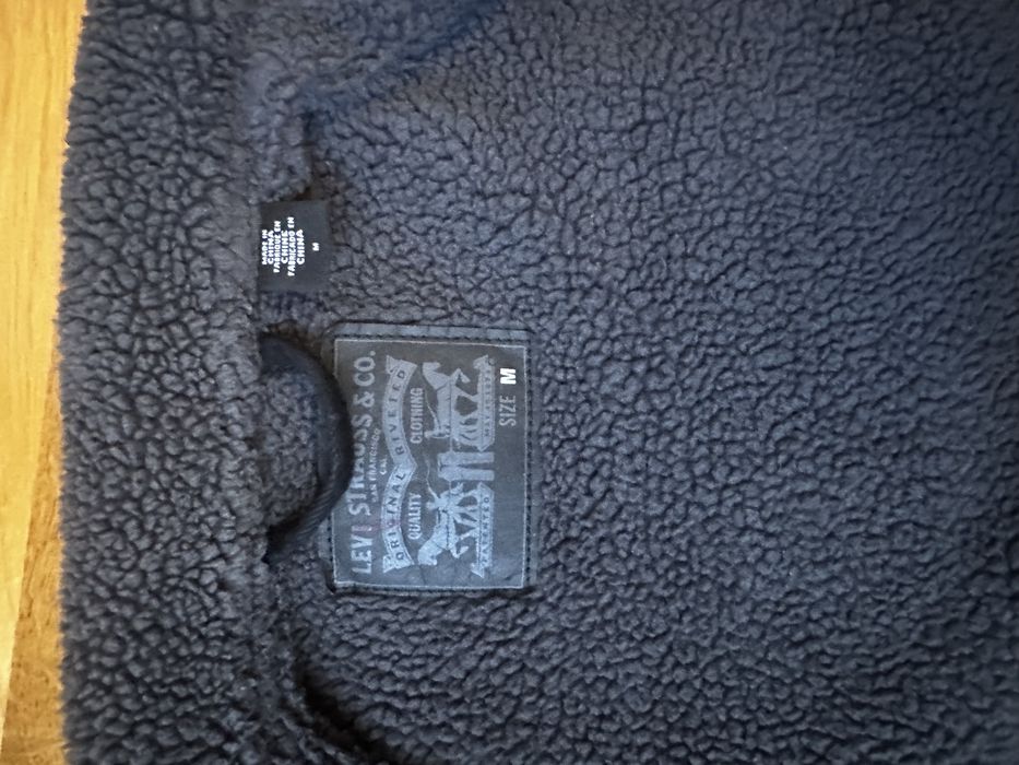 Куртка Levi’s Sherpa Trucker чорна