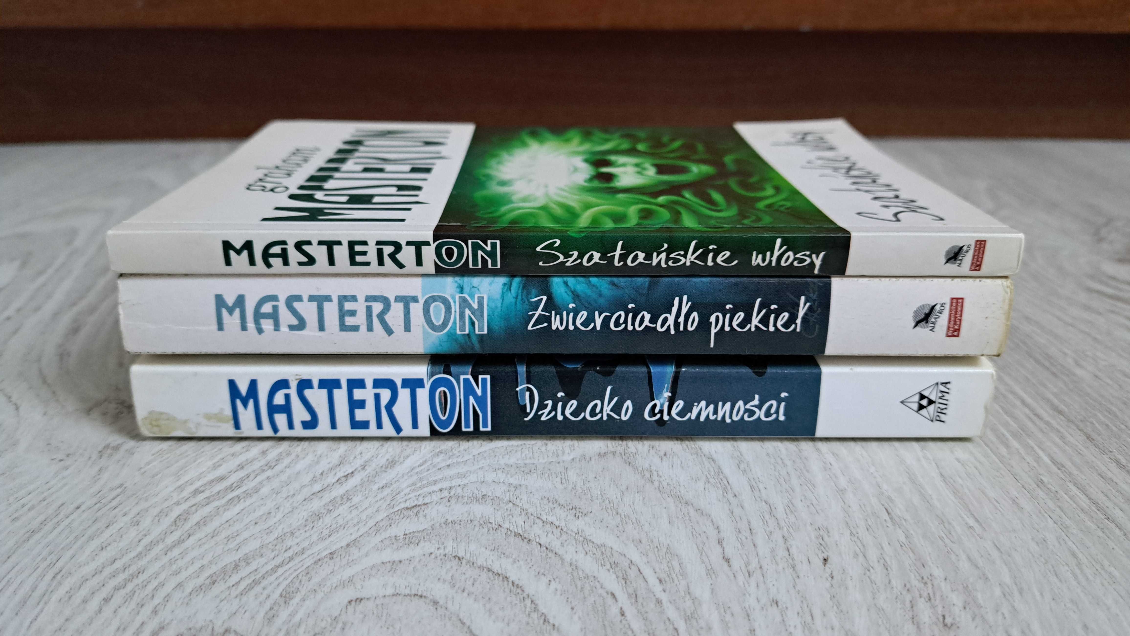 3x Masterton Dziecko ciemności Szatańskie włosy Zwierciadło piekieł