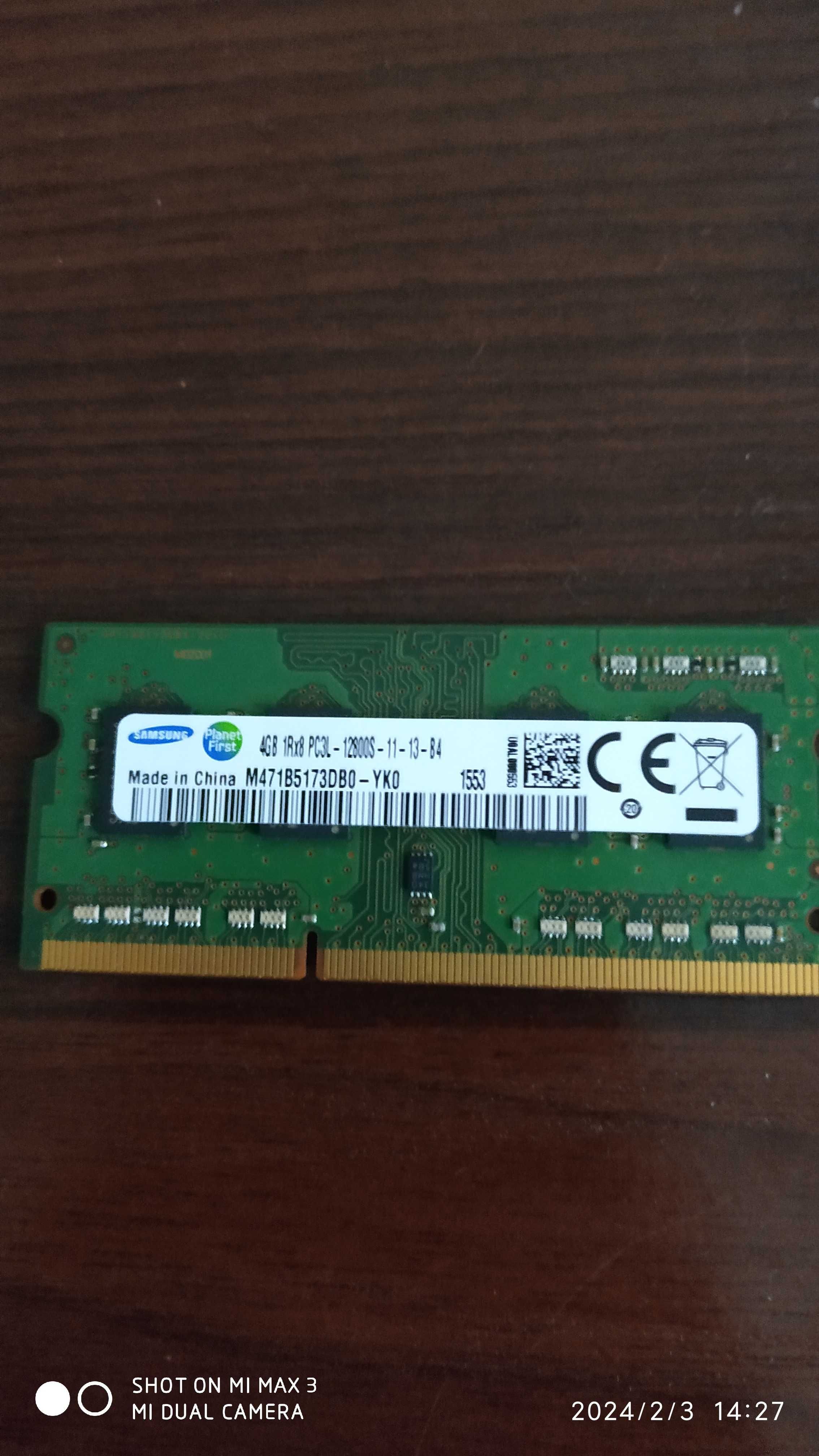 Pamięć RAM 4gb Samsung