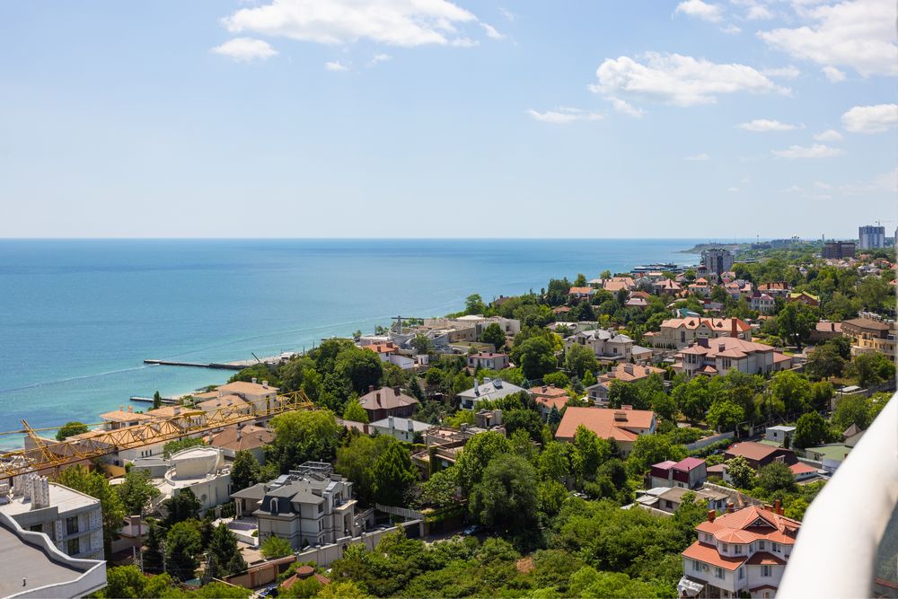 Терраса панорама море свой балкон!3 басейна 2 шезлонга