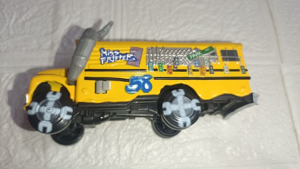 Уцінка! Металеві машинки Тачки Маквин, Метр, трейлер, комбайн, автобус