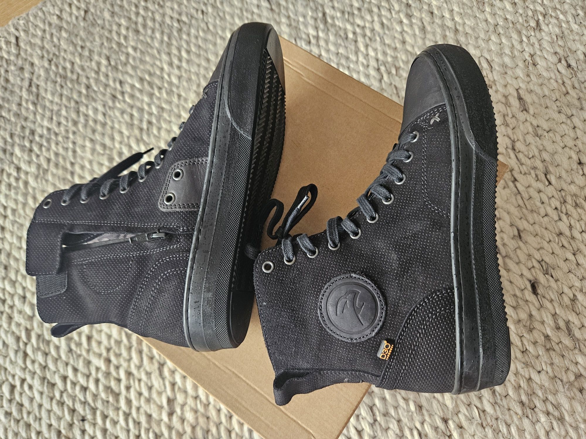 Buty trampki Falco Lennox 2 Lady Black motocyklowe