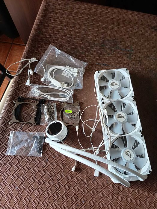 Cooler Refrigeração Liquida Asus rog strix Lc 360mm INTEL Amd