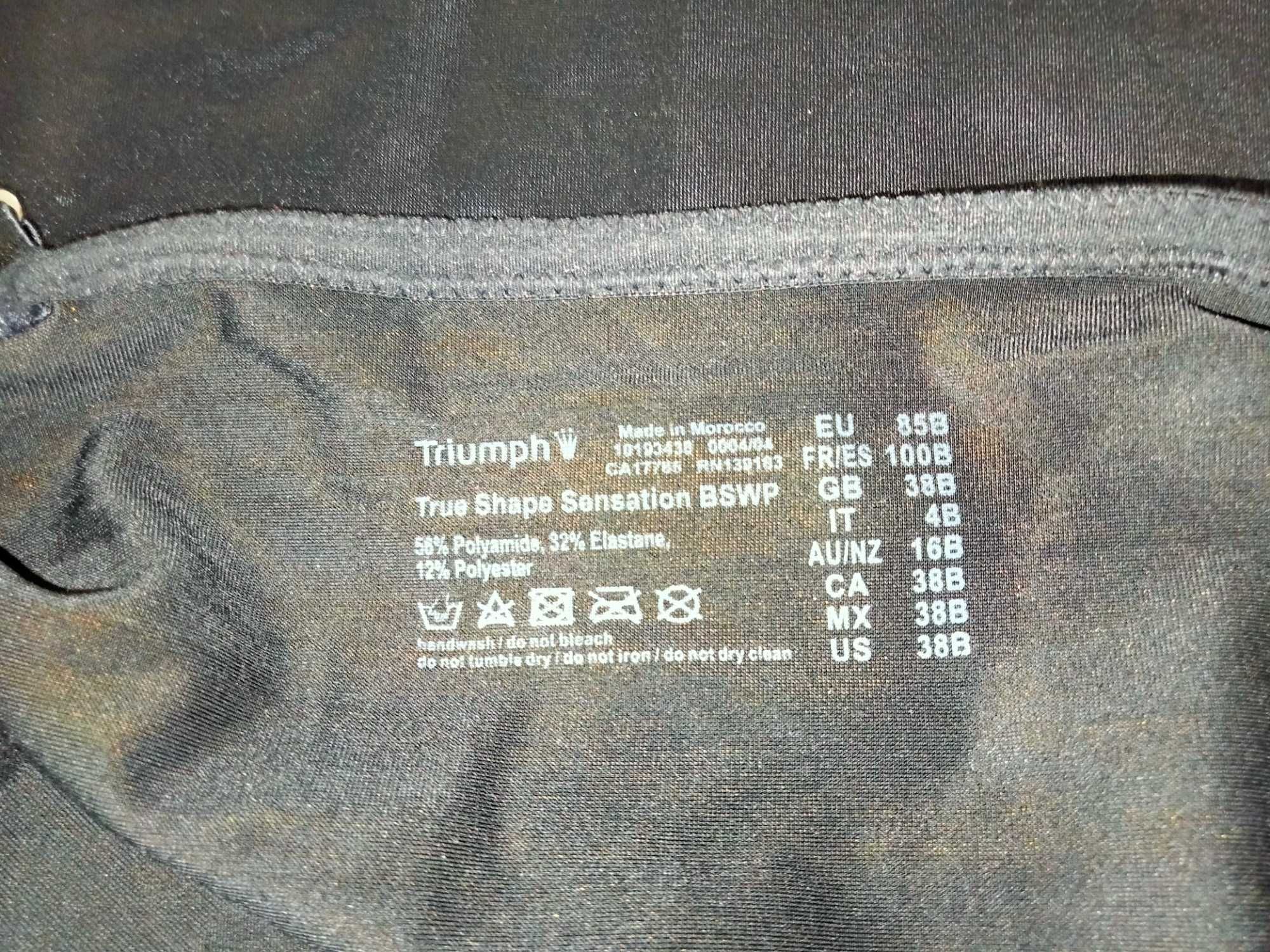 Triumph body true sharpe fiszbiny, regulowane ramiączka rozmiar 85B