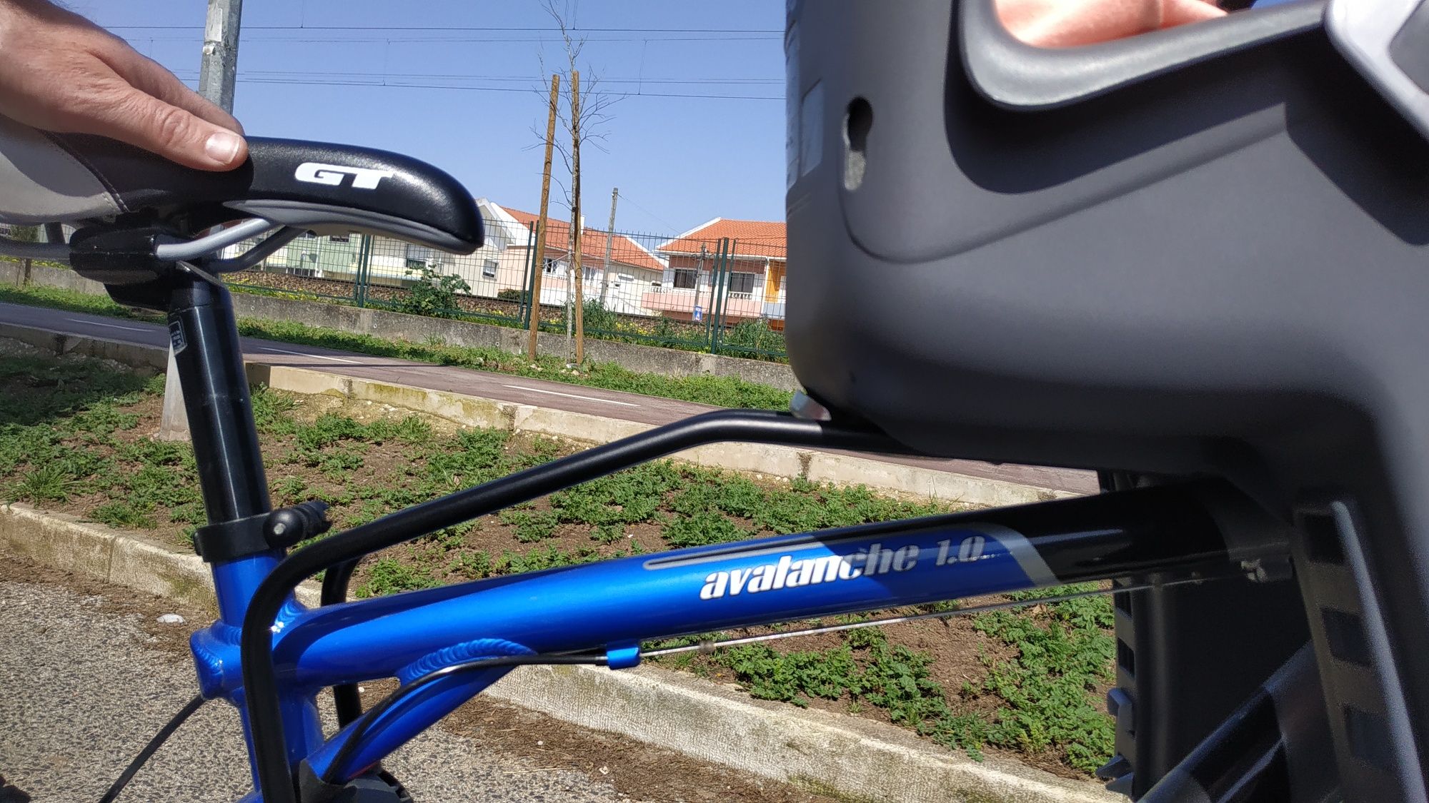 Cadeira transporte criança bike