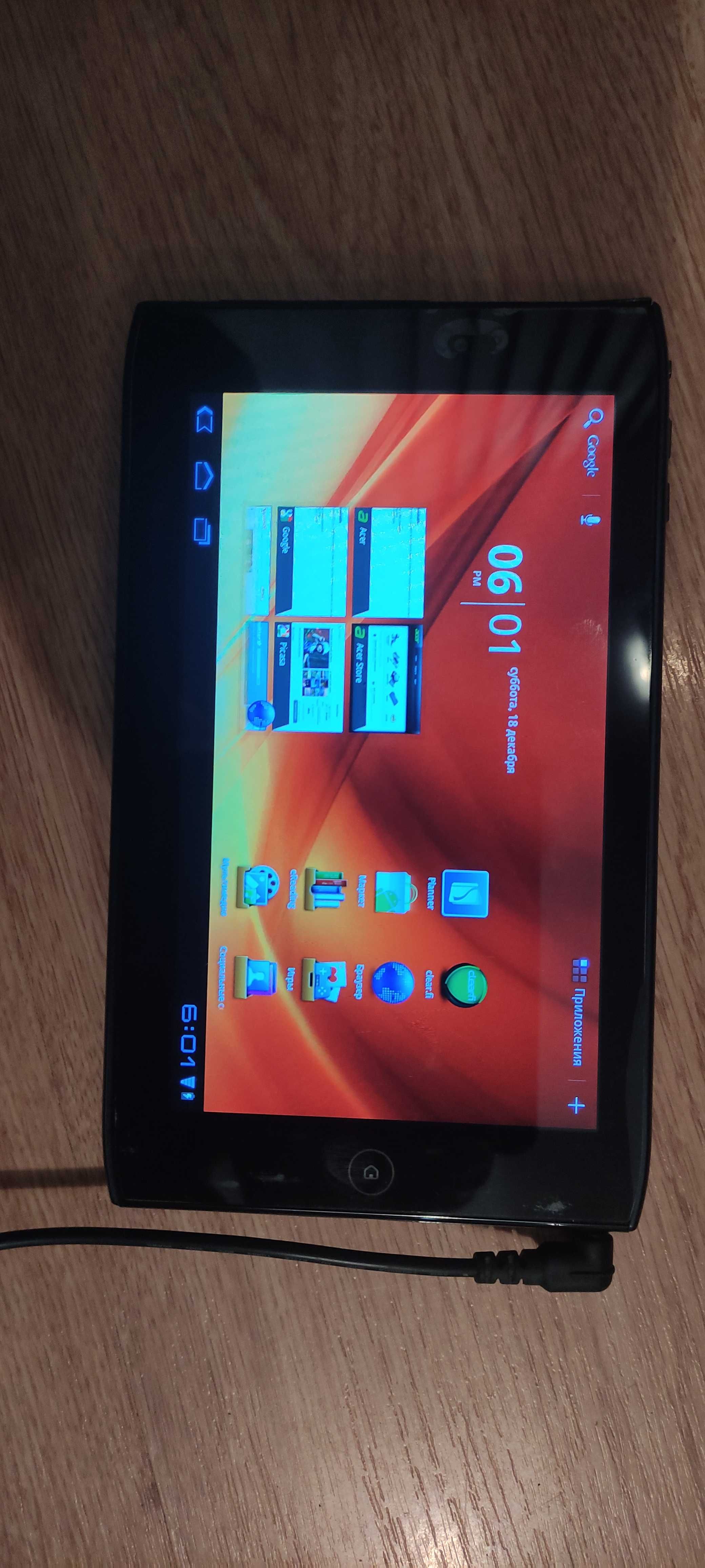 Планшет acer iconia tab A100