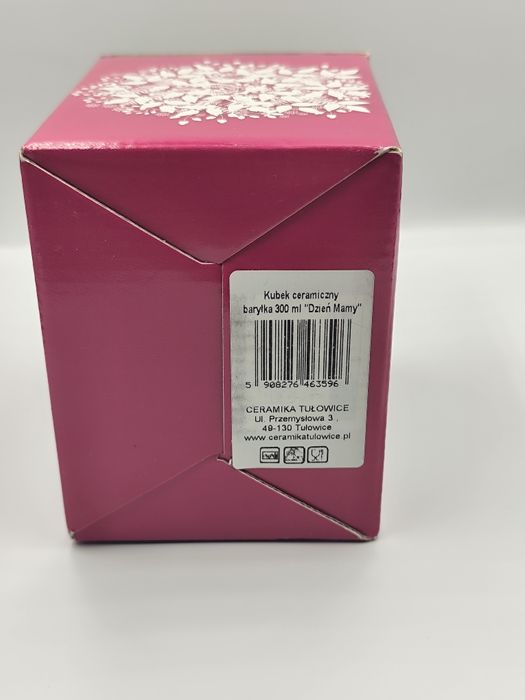 NOWY Kubek Ceramiczny baryłka Dzień Mamy Najukochańsza Mama na Świecie