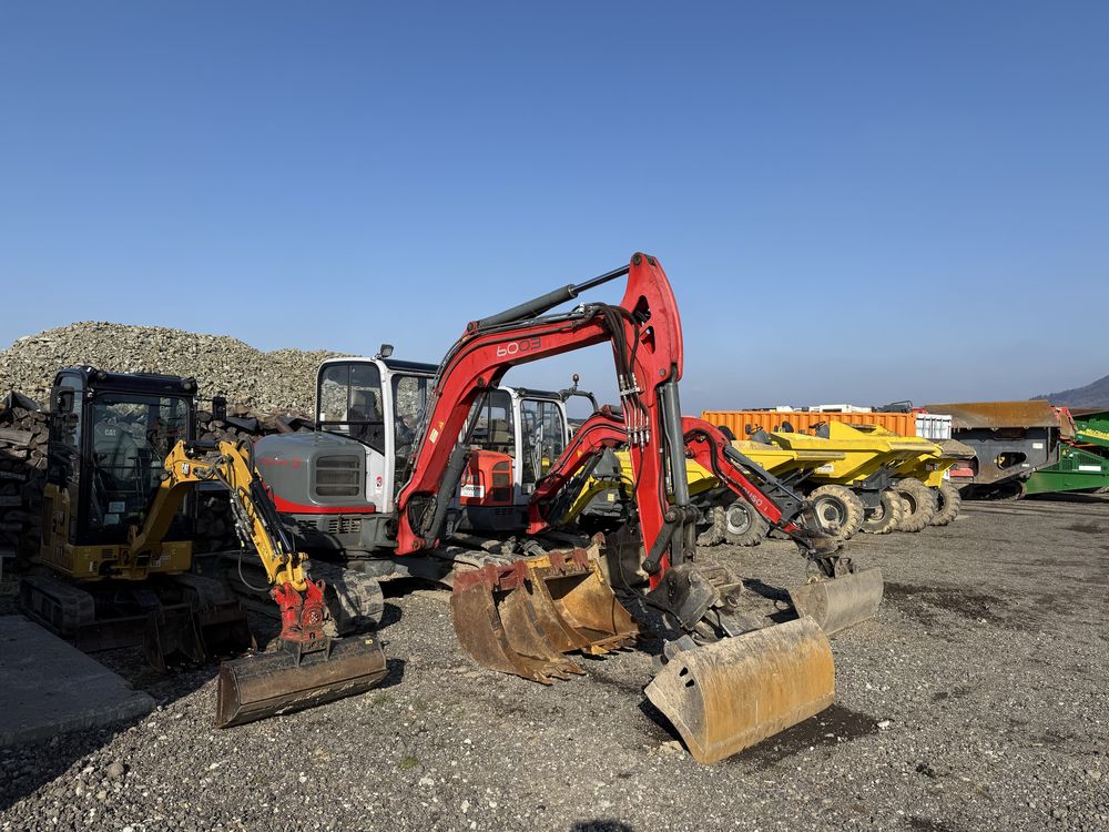 Wynajem Minikoparki o wadze 1 tona ,2 tony,  3,5 tony oraz 6 ton