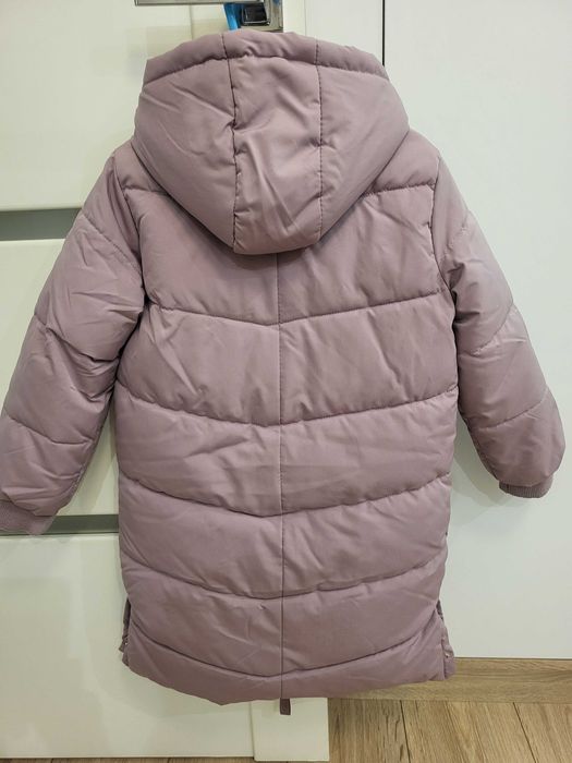 Kurtka zimowa dziewczęca w rozm 128 jak nowa
