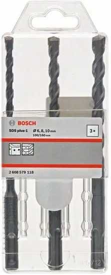 Набір бурів Bosch SDS-plus 5X 5/6/6/8/10 мм 5 шт. (2608 83 3910)